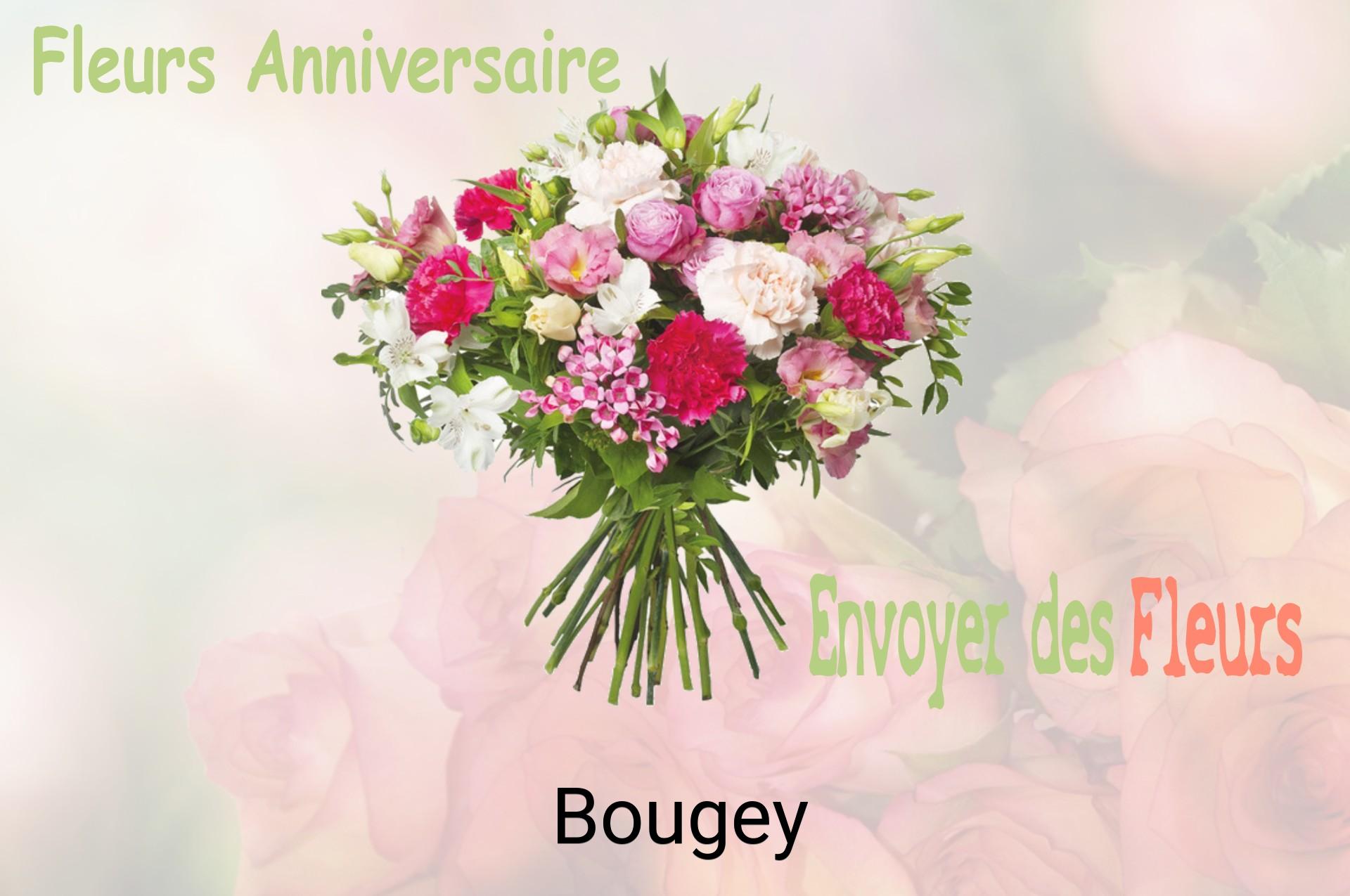 Bouquet de fleurs d’anniversaire livré à Bougey