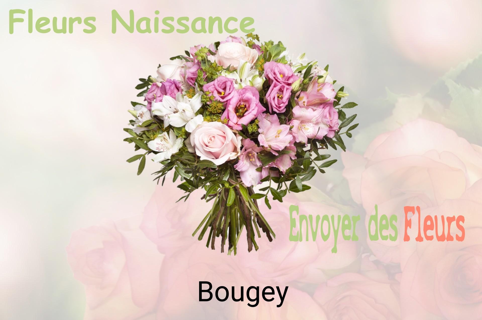 Bouquet de fleurs de naissance livré à Bougey
